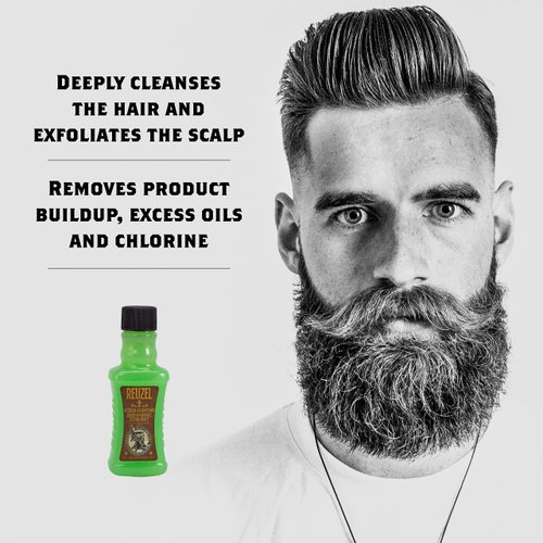 Reuzel Scrub Shampoo, Deeply Cleanses, 3.38 oz