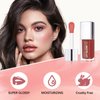 sefudun Lip Glow Oil-Moisturizing Lip Gloss -Hydrating Lip Glow Oil Long Lasting Waterproof Lip Tint Set Lip Stain(ROSE)