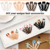 40 Pieces Snap Hair Clips Grip Hair Clips Metal Hair Barrettes for Women Snap Clips Double Hair Clip Pins Women Hair Accessories for Women Hair Making Salon(Black, Dark Brown, Beige, Cream)