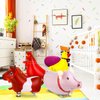 Grevosea 6 Pieces Farm Animal Balloons, Walking Animal Balloons Foil Mylar Balloon Pet Balloons for Animal Theme Birthday Party BBQ Decorations (Duck, Rooster, Cow, Horse, Pig, Sheep)