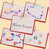 BIRANCO. Pop Beads, Jewelry Making Kit - Arts and Crafts for Girls 3-7 Years Old, Snap Beads Toys - Necklace, Bracelet, Ring Creative DIY Set - 520 pcs