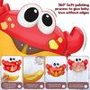 ROHSCE Crab Bath Bubble Machine, Bath Bubble Maker for Baby, Automatic Bubble Maker with 12 Songs, Bubble Maker Bathtime Shower Bath Toys for Toddlers 1-3 | Fun Bathtub Toy Gifts