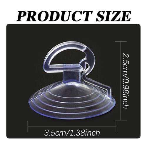 Lecctso 25PCS Car Glass Windshield Sunshade Suction Cups, Mini Suction Cups, Powerful Pull Ring Sucker Hooks with Strong Adsorption Force, Car Interior Accessories Universal for Car SUV Truck RV