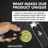 LighterBro Stealth Black - Stainless Steel Sleeve to Transform Your Pocket Lighter - Lighter Case with Poker, Super Sharp Knife & Scissors, Bottle Opener, Screwdrivers, & Keychain Holder