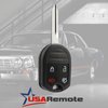 Car Key Fob Keyless Entry Remote fits Ford, Lincoln, Mercury, Mazda (CWTWB1U793 4-btn) - Guaranteed to Program