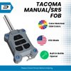 Tacoma Key Fob SR5 and Manual Key Cover Upgrade - Check Fitment Guide Fits 3rd Gen Tacoma - Fits Toyota Tacoma Accessories - Includes Stainless Steel Bottle Opener (Black, Black Screws)