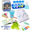 UNGLINGA Kids Science Experiment Kit with Lab Coat Scientist Costume Dress Up and Role Play Toys Gift for Boys Girls Kids Christmas Birthday Party