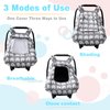 SMTTW Car Seat Covers for Babies Baby Car Seat Covers, Infant Car Canopy for Spring Summer Autumn Winter, Universal Fit, Snug Warm Breathable, Car Seat Canopy for Boys Girls (Elephant)