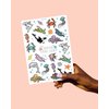 xo, Fetti Underwater Sea Creature Temporary Tattoos - 50 Glitter Styles | Ocean Animal Birthday Party Supplies, Shark, Dolphin, Crab, Fish, Arts and Crafts