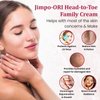 Jimpo-ORI Head-to-Toe Family Cream W/Shea Butter & Honey - Hand Cream for Women, Men, Natural & Organic Moisturizer for Face, Hands, & Feet, Hair & Body Cream to Soften & Smoothen Skin - 15 Fl oz