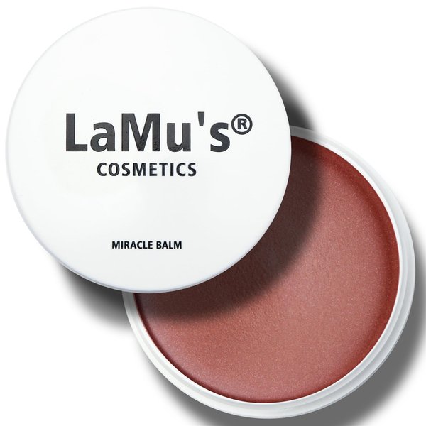 Lamu's Cosmetics Moisturizing Miracle Balm, Multi Glow Balm,Face Balm, Face Blush Cream Blush for Cheeks,Radiant Finish, Hydrating,Natural Glow,Shimmer Balm 50g/ 1.75 Oz(DUSTY ROSE)