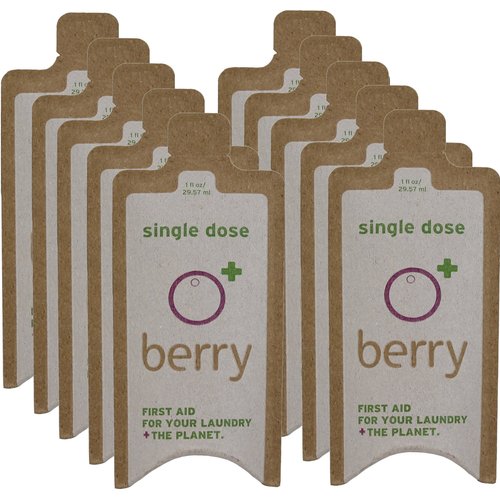 BerryPLUS"Soap Berry" 1-FL OZ Eco-Friendly Natural Single Load Laundry Detergent 10-Packets