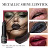 5 Colors Sparkling Shiny Lipstick Diamond Matte Lipstick Long Lasting Waterproof Metallic Lipstick High Pigmented Black Lipstick (5 Colors/Set, 5 Colors/Set)