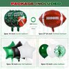 Football Party Balloons,27 Inch Football Shape Balloon Mylar Foil Latex Balloon Bouquet for Kids Teenagers Sport Theme Birthday Party Decors, Super Sunday Touchdown Party Decors Supplies