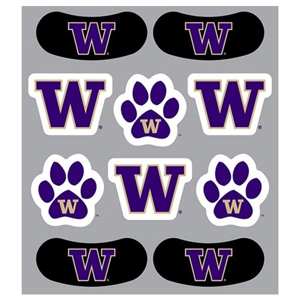 Washington – Waterless Peel & Stick Temporary Tattoos – 10-Piece Combo