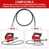 VIDABTE Grease Gun Hose W/HP Coupler 49-16-2647 for Milwaukee 2446-20 & 2646-20 Grease Gun M18 48" Grease Gun Replacement Hose
