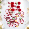 30 pcs Christmas Hair Clips,Christmas Hair Accessories for Holiday Party Supplies, Star Xmas Tree Snowman Santa Hair Pins for Girls Women Toddler