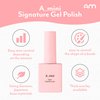 A_muse A_mini Basic Signature Gel Coloring Over Syrup Gradation Gel Nail Polish 10ml Nude Pink Neutral Sheer Skin Tone Milky Translucent Nail UV Light Cure Gel Polish for Nail Art