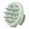 BEAUTLOHAS. Scalp Massager Soft Silicone Scalp Scrubber Silicone Head Scrubber Scalp Brush Hair Massager Scalp Shampoo Brush for Wet and Dry Hair for Women Men Kids(Green)