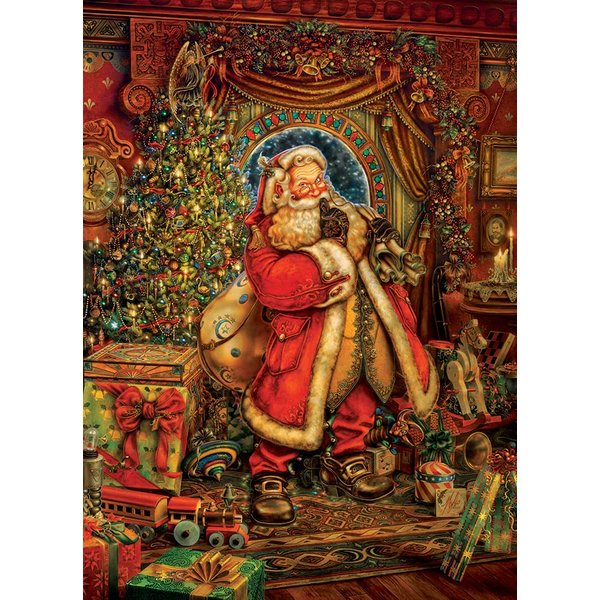 Cobble Hill 1000 Piece Puzzle - Christmas Presence - Sample Poster Included