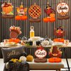 KatchOn, Thanksgiving Centerpieces For Tables - Pack of 12 | Thanksgiving Honeycomb Centerpiece for Thanksgiving Decorations, Turkey Decorations | Thanksgiving Table Decor, Thanksgiving Party Supplies