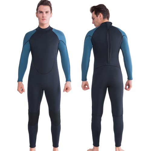 FLEXEL 3mm Full Body Wetsuit for Women Men, Neoprene Wet Suits for Cold Water, Scuba Diving Suit Long Sleeve for Surfing Swimming Snorkeling