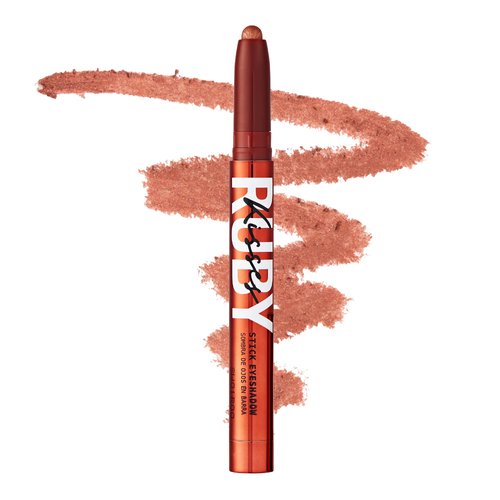 Ruby Kisses Eye Shadow Stick – Crème Eyeshadow Makeup Multi-Stick, Long-Lasting Pearl Shimmer Crayon, Metallic Glitter Eyeliner, Highlighter Eyeshadow Pencil, Sharpener Included (Copper Glam)