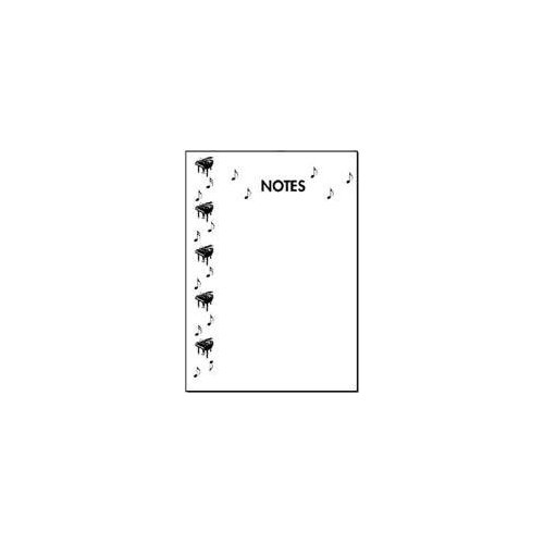 Music Treasures Co. Piano Notepad