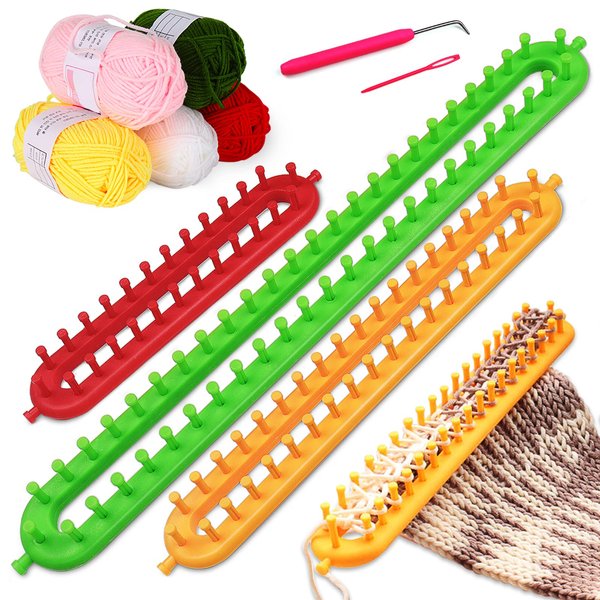Coopay Knitting Loom Set for Kids Scarf Blanket Shawl