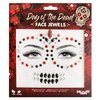 Face Jewels by Moon Terror - Festival Face Body Gems, SFX Make up, Crystal Make up Eye Glitter Stickers, Temporary Tattoo Jewels, Special Effects Make up (Day of the Dead)