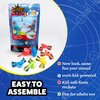 Stomp Rocket The Original Squeeze Rocket, 10 Rockets - Soft Foam Rocket Launcher STEM Gift for Boys & Girls - Ages 4 & Up - Fun Backyard & Outdoor Kids Toys Gifts for Boys & Girls