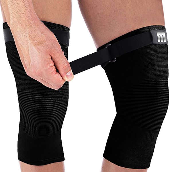 Mava Sports Knee Compression Sleeve Support for Men and Women | Ideal for Powerlifting, Weightlifting, Running, Gym Workout, Squats, and Pain Relief