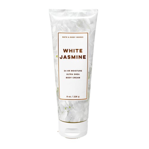 Bath & Body Works White Jasmine - 2 Pack of Body Cream With a Yamma Jamma Bar Soap.