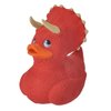 Wild Republic Rubber Ducks, Bath Toys, Kids Gifts, Pool Toys, Water Toys, Triceratops, 4"