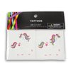 Unicorn Party Favors - Temporary Tattoos - 24 Cute Square Tattoos