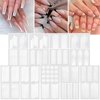 18 Designs French Manicure Nail Art Stickers, Self-Adhesive Nail Tips Guides for DIY Decoration Stencil Tools (18 Sheets)