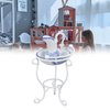 Dollhouse Furniture Bathroom Set 1:12 Washbasin Stand Doll House Kettle and Basin Dollhouse Bathroom Accessories