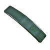 Stained Glass Barrette - Small 2.5" 65mm - Deep Green Emerald Forrest Green Aventurine Sparkling Iridescent Shiny Metallic Slide Clip Hair Accessories