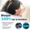 MyHalos Sleep Mask - 100% Blackout Sleeping Mask for Women, Men and Side Sleepers - Premium Memory Foam, 3D Sleeping Eye Mask for Zero Eye Pressure, Eyelash Friendly, Soft & Breathable Design