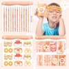 Honoson 122 Pcs Two Groovy Party Favors Retro Retro Hippie Birthday Decorations Supplies Boho Stay Groovy Notepad Pencil Stamp Sharpener Glasses Sticker Bags Classroom Prizes Gifts for Kids