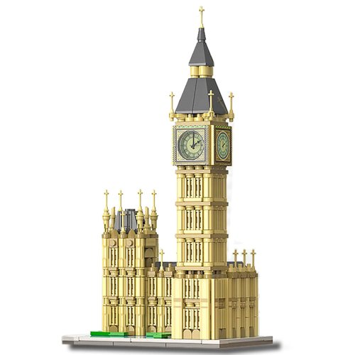MEOA Big Ben Model Building Blocks with Simulation Clocks and Lights Famous Landmarks in London Toy Building Sets (815pcs)