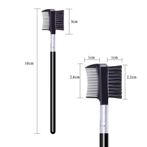 Eyelash Comb and Eyebrow brush, Eyelash Brush Comb Set (1PCS)
