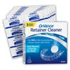 OrVance Retainer Cleaner Tablets (3 Month Supply) | Only 2 Cleanings Per Week Required | Removes Odors, Stains, Plaque for Invisalign, Mouth/Night Guards, and Removable Dental Appliances
