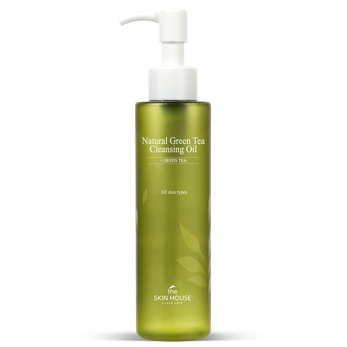 THE SKIN HOUSE Natural Green Tea Cleansing Oil 5.07 fl.oz Deep Cleansing, Pore, Blackead Removal,...