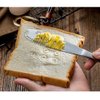 HAHAYOO The Better Butter Spreader Knife, Butter Knife Spreaders, Stainless Steel Butter Knives Curler, Butter Knifes for Cold Butter Slicer with Holes, Butter Grater, 3 in 1 Kitchen Gadgets Serrated