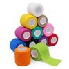 Self Adhesive Elastic Bandage Wrap - ForTomorrow 24 Rolls 2 Inch (5 Yards) Breathable Waterproof Adherent Cohesive Grip Tape for First Aid, Vet Wrap
