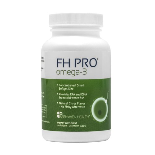 FH PRO Omega 3, Premium Icelandic Fish Oil Supplement for Healthy Pregnancy, Made with EPA, DHA and Fatty Acids for Cognitive Function, Citrus Flavor