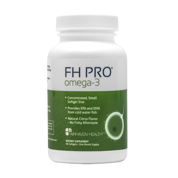 FH PRO Omega 3, Premium Icelandic Fish Oil Supplement for Healthy Pregnancy, Made with EPA, DHA and Fatty Acids for Cognitive Function, Citrus Flavor
