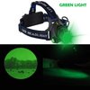 GRACETOP Greenlight LED Headlamp, 1800 Lumens Zoomable Hunting LED Head lamp Flashlight, Hands-Free Headlight Torch Lamp for Hunting Hiking Camping Fishing Reading Running