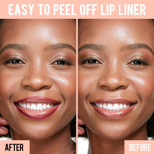 iMethod Lip Stain - Lip Liner Stain, Peel Off Lip Stain, Natural Long Lasting Lip Stain Peel Off, Waterproof, Transfer-Proof, Highly Pigmented, Stay On All Day, Instant Lip Color, Nude Pink